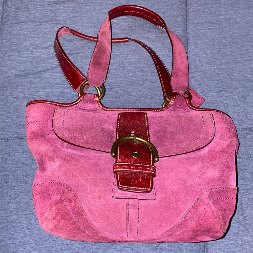 Purple Coach Bag